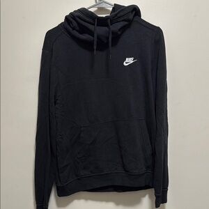 Nike Women’s Black Cow-neck Hoodie
